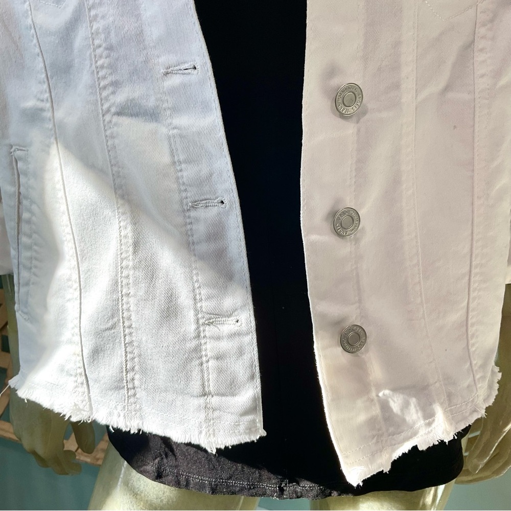 Angels White Denim Jacket - Picture 4 of 10